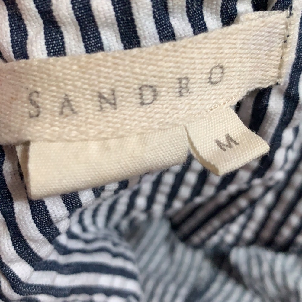 SANDRO Striped Jacket - Picture 8 of 9